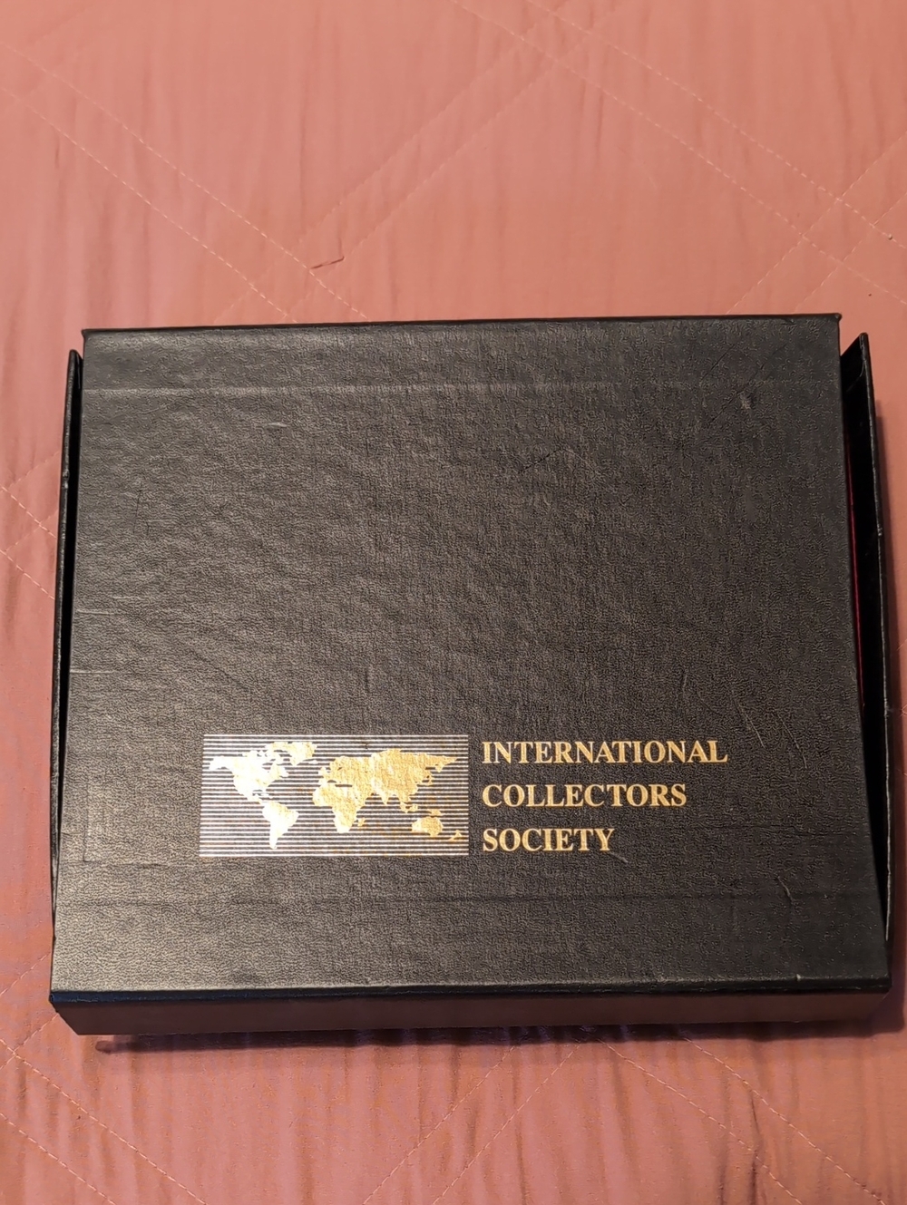Collector Box Jerry Garcia  International Collection Society Stamps Authenticity